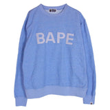 [L] A BATHING APE BAPE LOGO CREWNECK SWEATSHIRT