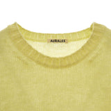 [5] AURALEE SHETLAND WOOL CASHMERE KNIT P/O YELLOW