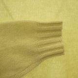 [5] AURALEE SHETLAND WOOL CASHMERE KNIT P/O YELLOW