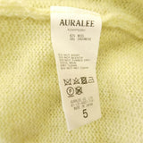 [5] AURALEE SHETLAND WOOL CASHMERE KNIT P/O YELLOW