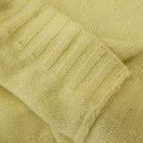 [5] AURALEE SHETLAND WOOL CASHMERE KNIT P/O YELLOW