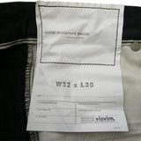 [W32] VISVIM SOCIAL SCULPTURE 19 DENIM BLACK