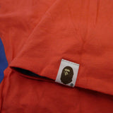 A BATHING APE DOUBLE-FACE FACE PATCH CREWNECK TEE