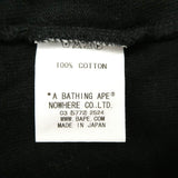 [L] BAPE WG FACE FOOTBALL SHIRT BLACK