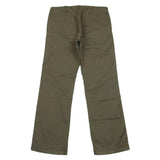 [M] VISVIM CHINO PANTS 5-POCKET BUTTON-FLY SUSPENDER BUTTONS GRAYISH KHAKI