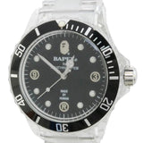 A BATHING APE BAPEX CLEAR WATCH