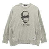 [4] UNDERCOVER 23SS UC1C4805-5 SWEAT FACE HUMANISM FACE PRINT CREWNECK SWEATSHIRT GRAY