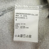 [4] UNDERCOVER 23SS UC1C4805-5 SWEAT FACE HUMANISM FACE PRINT CREWNECK SWEATSHIRT GRAY