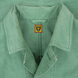 [XXL] HUMAN MADE GARMENT DYED COVERALL JACKET EMBROIDERY LIGHT GREEN