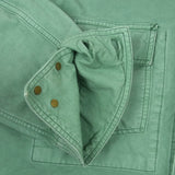 [XXL] HUMAN MADE GARMENT DYED COVERALL JACKET EMBROIDERY LIGHT GREEN