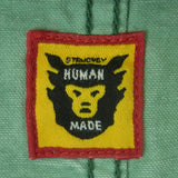 [XXL] HUMAN MADE GARMENT DYED COVERALL JACKET EMBROIDERY LIGHT GREEN