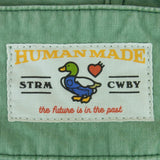 [XXL] HUMAN MADE GARMENT DYED COVERALL JACKET EMBROIDERY LIGHT GREEN