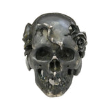 NUMBER (N)INE X MAGICAL DESIGN SKULL RING SILVER BLACK SIZE 17