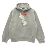 [M] SUPREME 23SS x UNDERCOVER ANTI YOU HOODED SWEATSHIRT GRAY