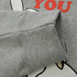 [M] SUPREME 23SS x UNDERCOVER ANTI YOU HOODED SWEATSHIRT GRAY