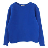 [5] AURALEE MERINO RIB KNIT BOAT NECK P/O BLUE