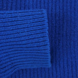 [5] AURALEE MERINO RIB KNIT BOAT NECK P/O BLUE