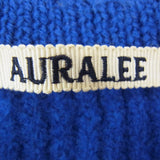 [5] AURALEE MERINO RIB KNIT BOAT NECK P/O BLUE
