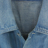 [4] AURALEE SELVEDGE FADED LIGHT DENIM BLOUSON JACKET