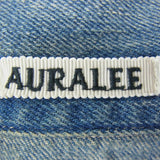 [4] AURALEE SELVEDGE FADED LIGHT DENIM BLOUSON JACKET