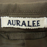 [4] AURALEE LIGHT WOOL MAX GABARDINE JACKET BROWN