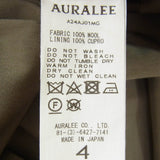 [4] AURALEE LIGHT WOOL MAX GABARDINE JACKET BROWN