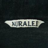 [3] AURALEE STAND UP HALF ZIP POLO SHIRT COTTON