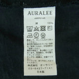 [3] AURALEE STAND UP HALF ZIP POLO SHIRT COTTON