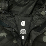 [M] A BATHING APE BAPE x BLACK EYE PATCH COLOR CAMO SNOWBOARD JACKET DARK GRAY