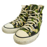 [26CM] A BATHING APE BAPE ABC CAMO STA HI M2 CAMOUFLAGE HIGH-TOP SNEAKERS MULTICOLOR
