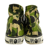 [26CM] A BATHING APE BAPE ABC CAMO STA HI M2 CAMOUFLAGE HIGH-TOP SNEAKERS MULTICOLOR
