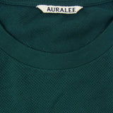 [3] AURALEE COTTON MESH L/S TEE GREEN