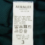 [3] AURALEE COTTON MESH L/S TEE GREEN