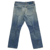 [4] VISVIM 21SS SS JOURNEYMAN PANTS TACKED DMGD-27 INDIGO BLUE
