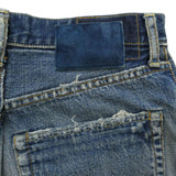 [4] VISVIM 21SS SS JOURNEYMAN PANTS TACKED DMGD-27 INDIGO BLUE