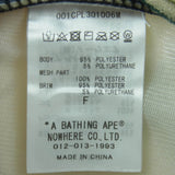 A BATHING APE BAPE STA MESH CAP GREEN WHITE