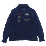 [1] VISVIM 19AW COWICHAN HAND-KNIT N.D. CARDIGAN BLUE