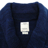 [1] VISVIM 19AW COWICHAN HAND-KNIT N.D. CARDIGAN BLUE