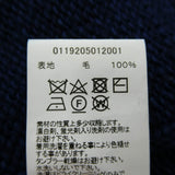 [1] VISVIM 19AW COWICHAN HAND-KNIT N.D. CARDIGAN BLUE