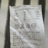 [3] VISVIM 14SS BORDER CREW S/S STRIPED T-SHIRT GREY X OFF-WHITE