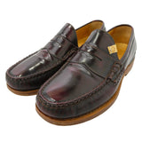 [9] VISVIM FABRO CG FOLK FIL LIMITED LOAFER SLIP-ON SHOES DARK BROWN