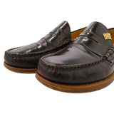 [9] VISVIM FABRO CG FOLK FIL LIMITED LOAFER SLIP-ON SHOES DARK BROWN
