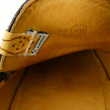 [9] VISVIM FABRO CG FOLK FIL LIMITED LOAFER SLIP-ON SHOES DARK BROWN