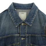 [2] VISVIM 16AW SS 101 JKT DAMAGED DENIM JACKET BLUE