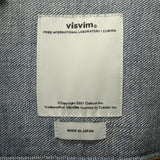 [2] VISVIM 16AW SS 101 JKT DAMAGED DENIM JACKET BLUE