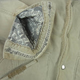 NUMBER (N)INE BOA CORDUROY JACKET BEIGE GRAYISH BEIGE