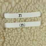 NUMBER (N)INE BOA CORDUROY JACKET BEIGE GRAYISH BEIGE