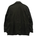 [4] AURALEE 26SS TEXTURED LAMB LEATHER BLOUSON BROWN