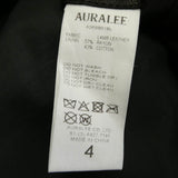 [4] AURALEE 26SS TEXTURED LAMB LEATHER BLOUSON BROWN