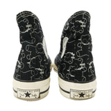 [27cm] UNDERCOVER x CONVERSE ADDICT 1CL579 CHUCK TAYLOR MATERIAL UC HI SNEAKERS BLACK WHITE